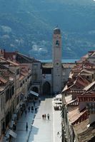 La ville close de Dubrovnik en Croatie. Placa. Cliquer pour agrandir l'image dans Adobe Stock (nouvel onglet).