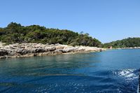 L'île de Lokrum en Croatie. Port. Cliquer pour agrandir l'image.
